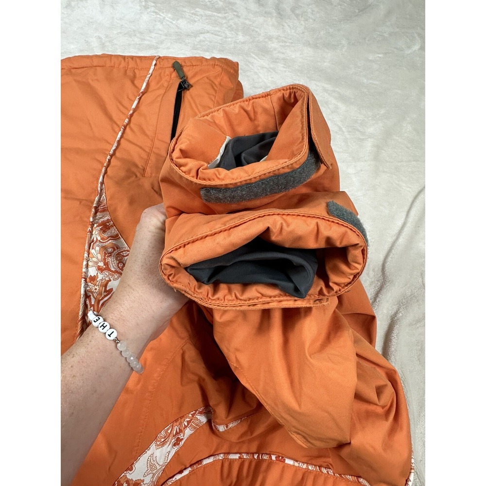Vintage 80's-90's  SERAC Orange Ski Snow Jacket Women's MEDIUM - Picture 5 of 13